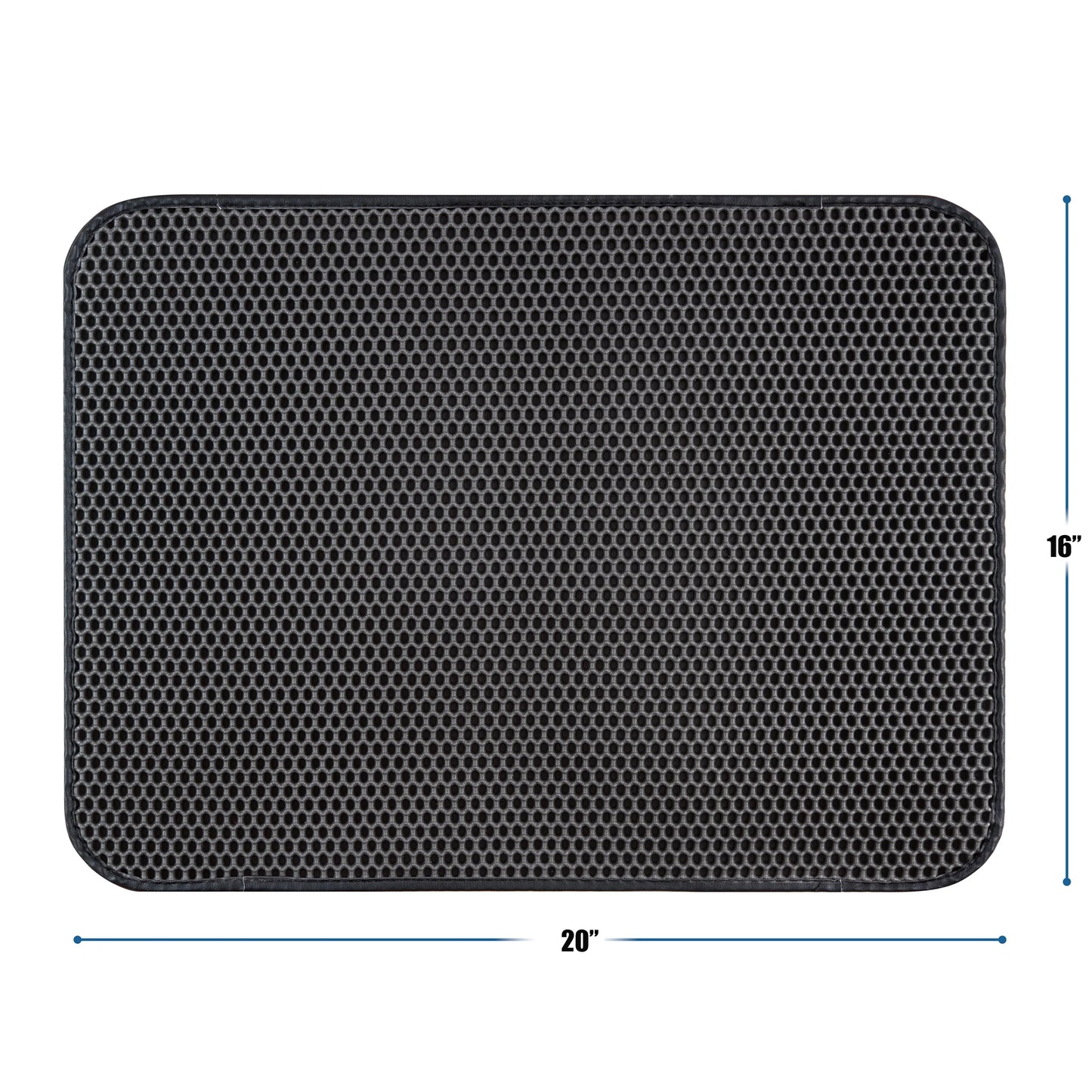 Cat Litter Trapping Mat, Waterproof Honeycomb Sifting Extra Easy Clean